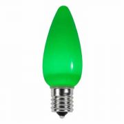 C9 Bulb opaque Green