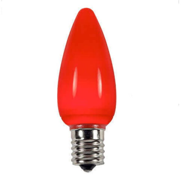 C9 Bulb opaque Red
