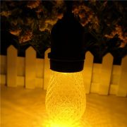 S14 LED Bulb Faceted gold