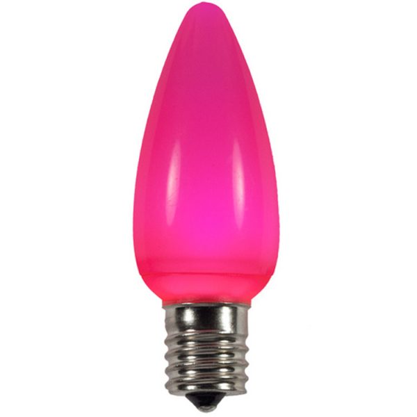 C9 Bulb opaque Pink